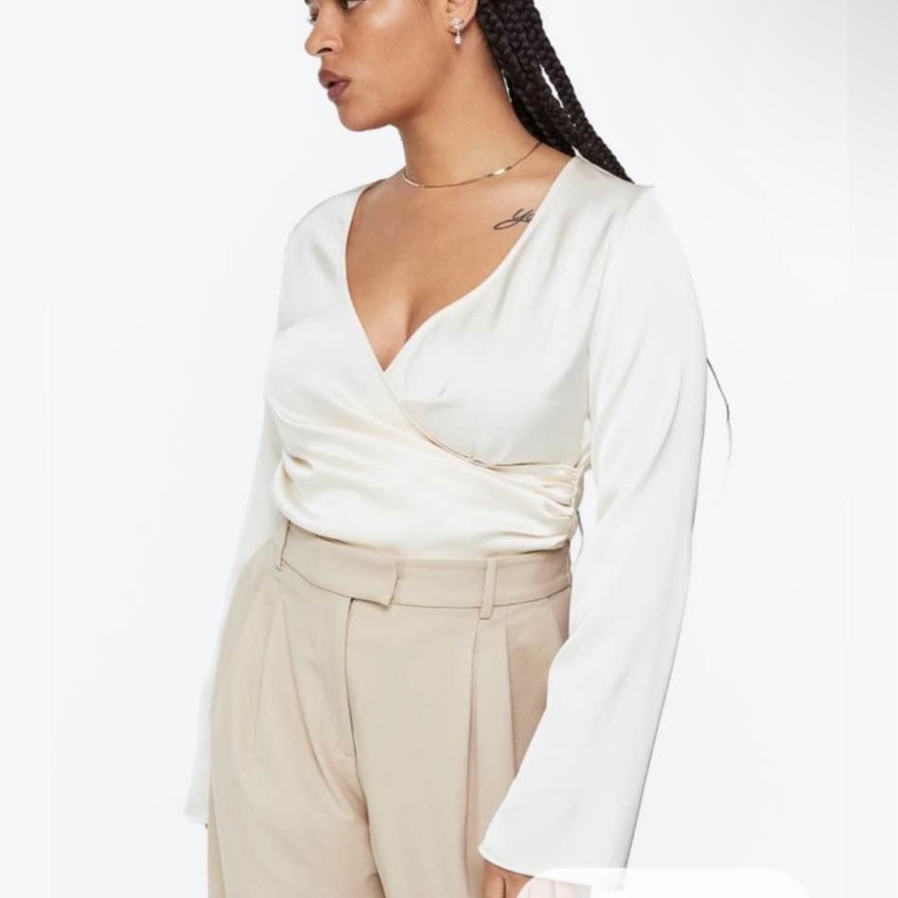 Womens satin blouse
